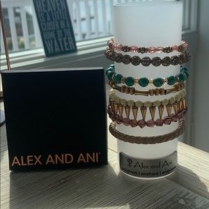 Gold Alex and Ani Bracelets
